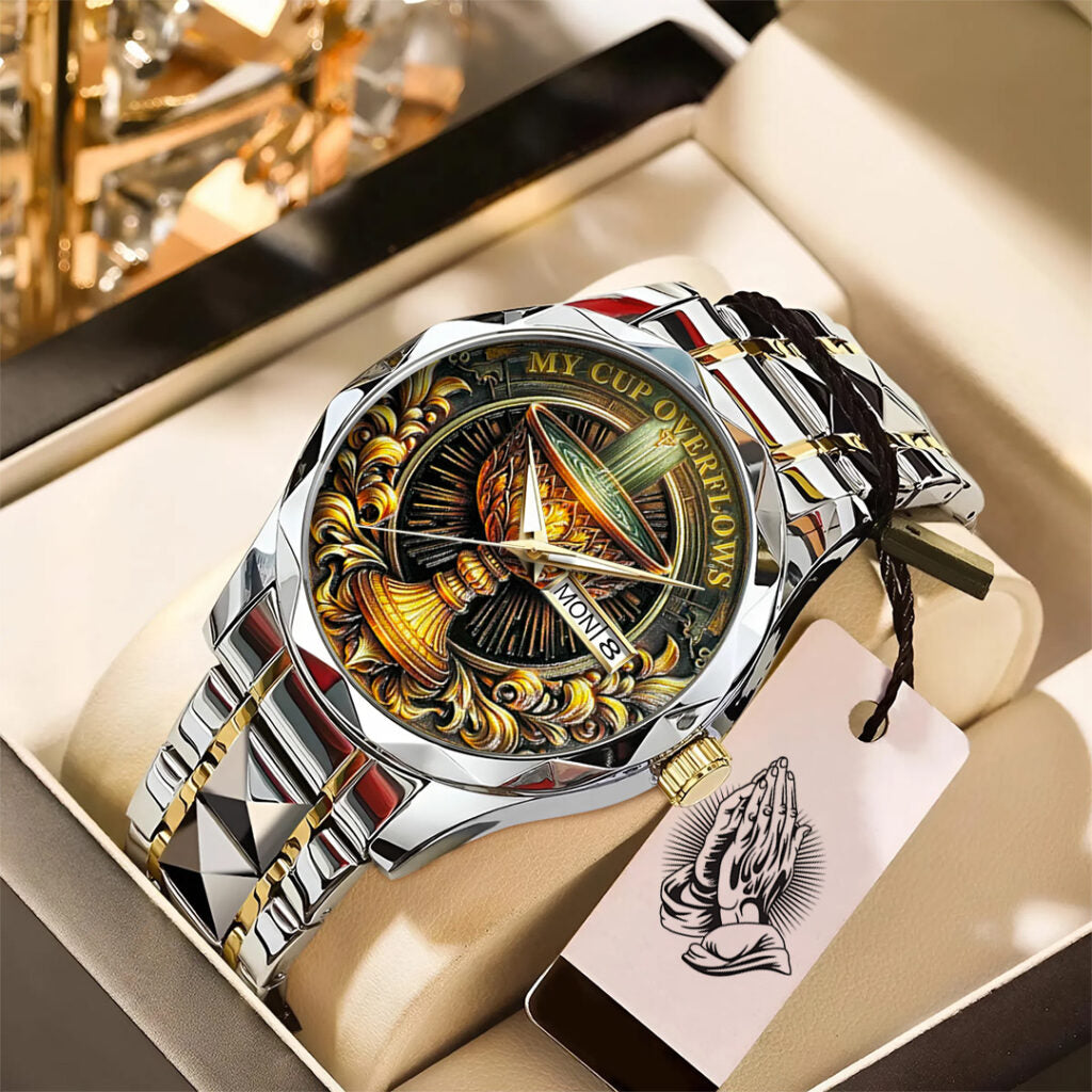 My Cup Overflows Alloy Luxury Quartz Watch - TANTN 14896