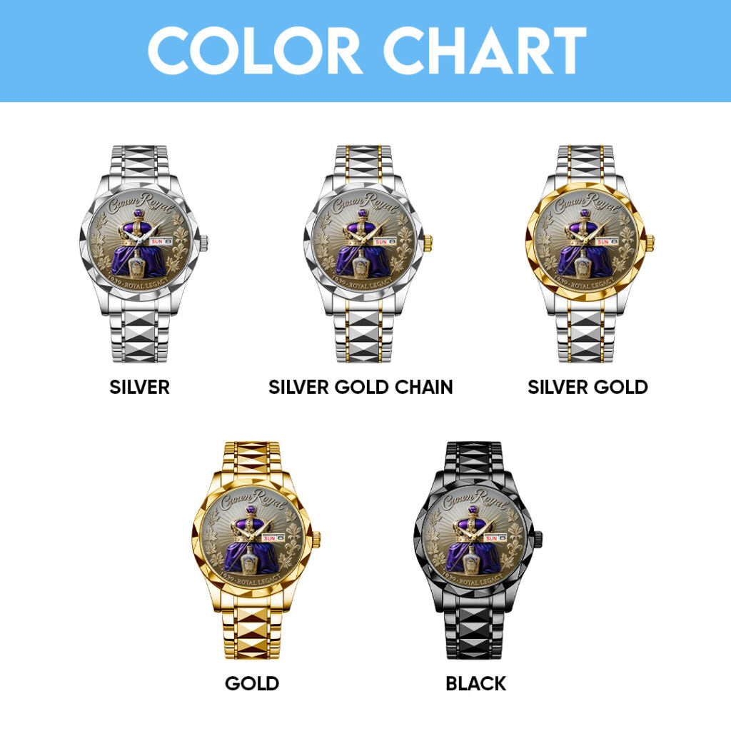 Crown Royal Alloy Luxury Quartz Watch - TANTN15866