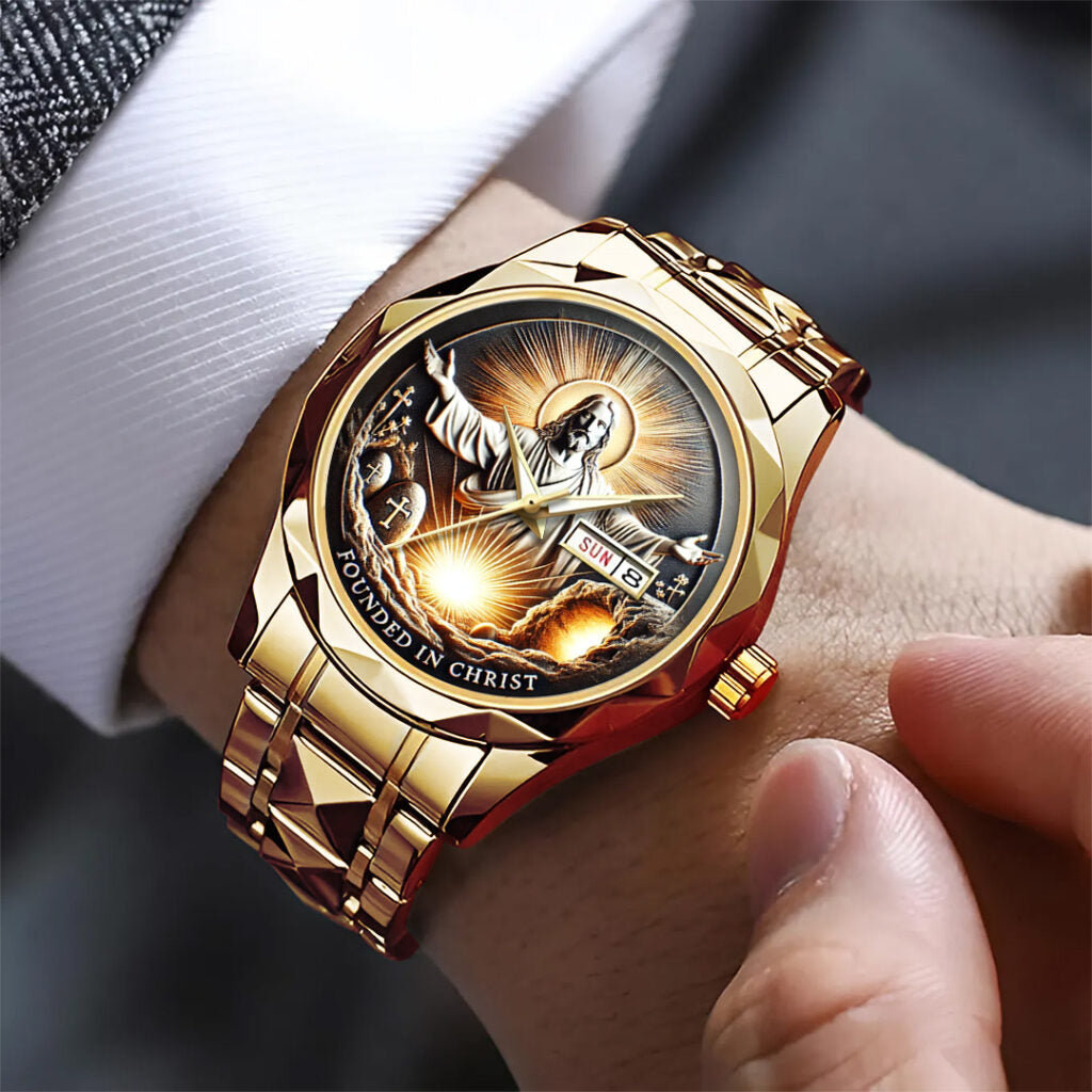 Founded In Christ Alloy Luxury Quartz Watch - TANTN15873