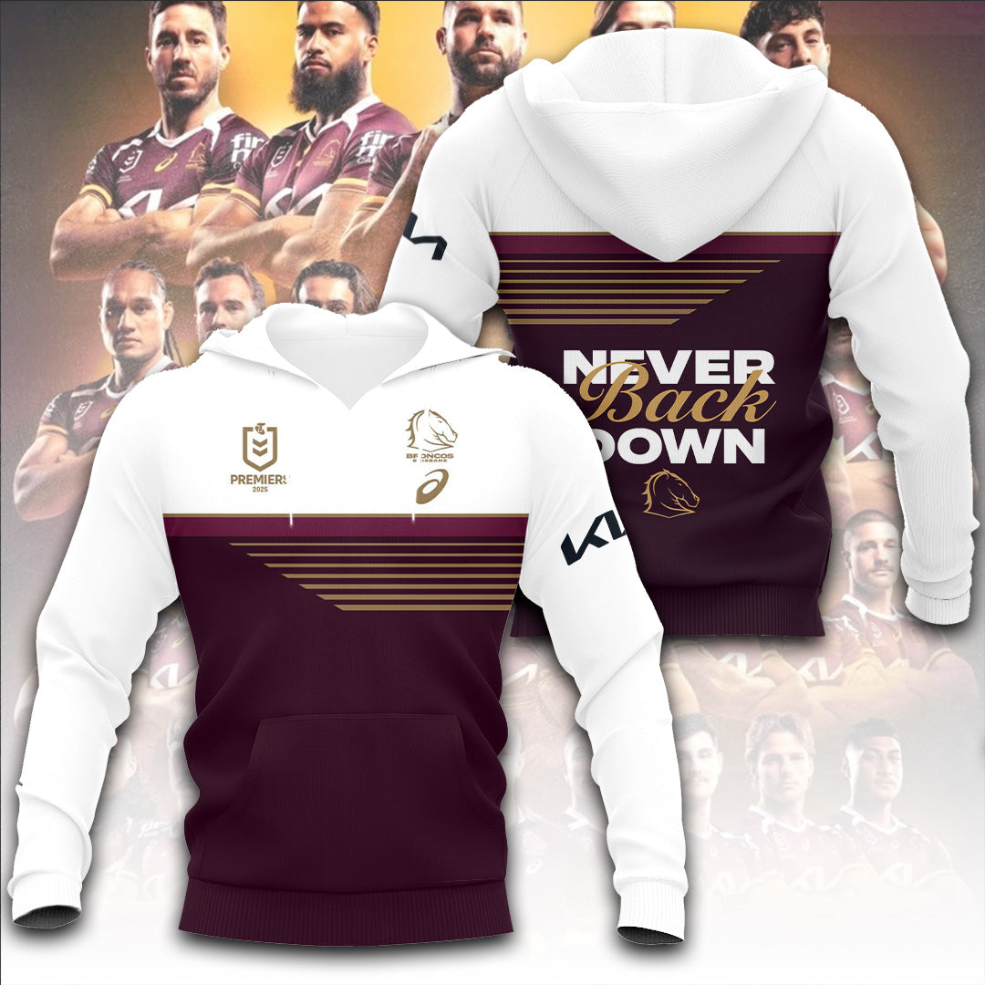 Brisbane Broncos 2025 Premiership 3D Apparel – TANTN17304