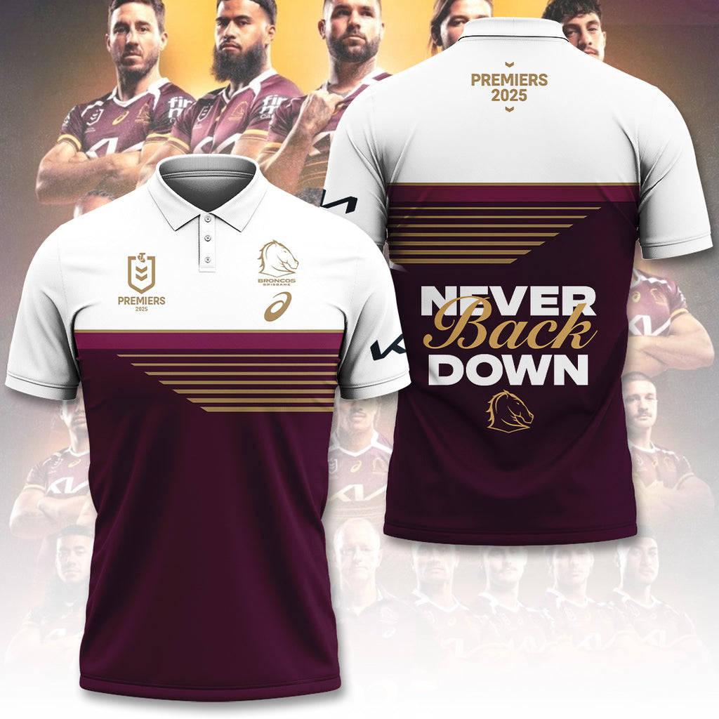 Brisbane Broncos 2025 Premiership 3D Apparel – TANTN17304