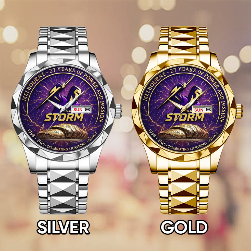 Melbourne Storm 27th Anniversary 2025 Alloy Luxury Quartz Watch - TANTN17805