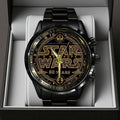 Star Wars 50th Anniversary Black Stainless Steel Watch - TANTN19412
