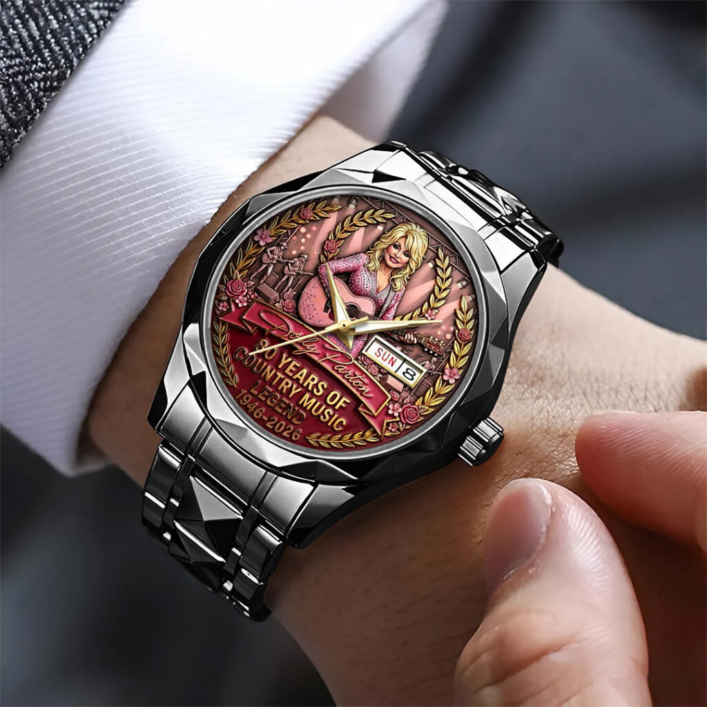 Dolly Parton 80th Anniversary Alloy Luxury Quartz Watch - TANTN20587