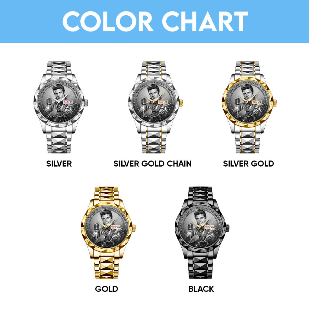 Elvis Presley Alloy Luxury Quartz Watch - TANTN20767