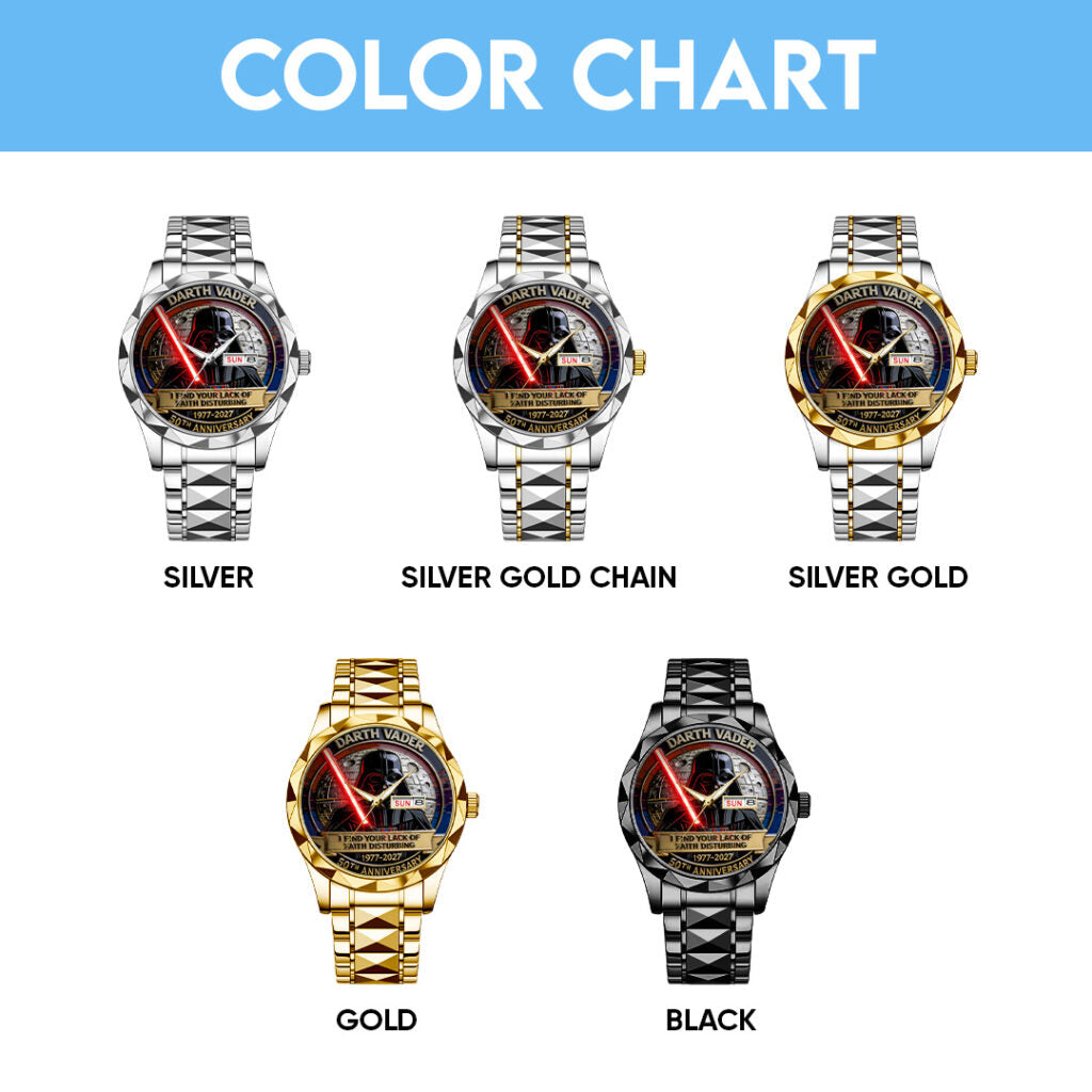 Star Wars 50th Anniversary 2027 Alloy Luxury Quartz Watch - TANTN20868