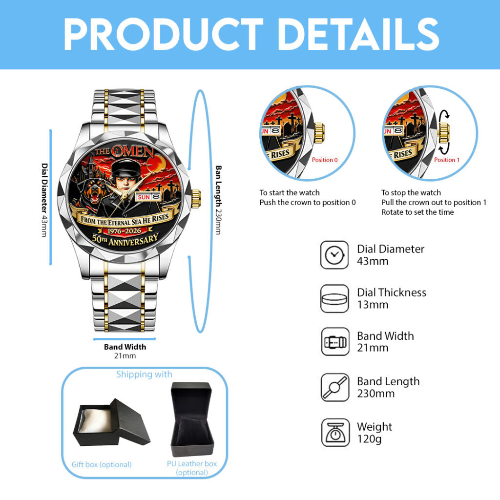 The Omen 50th Anniversary 2026 Alloy Luxury Quartz Watch - TANTN21053