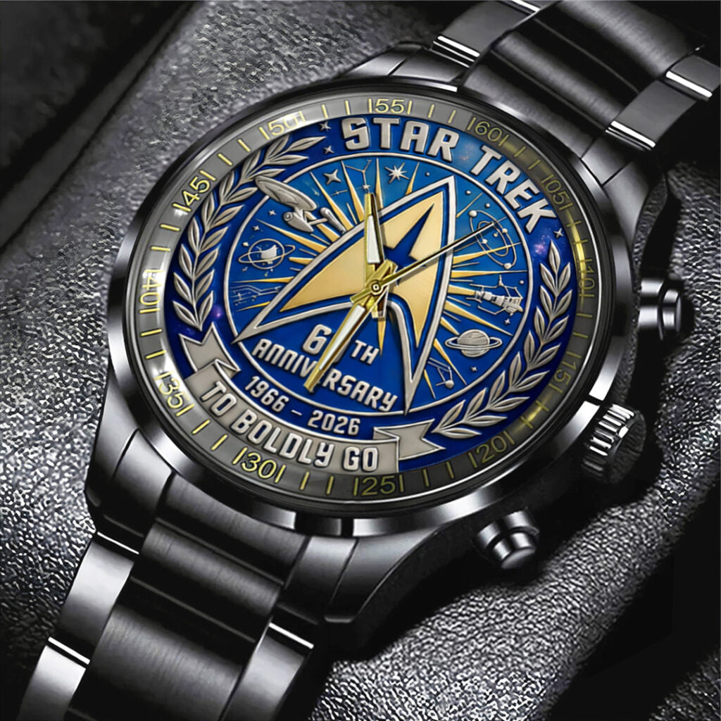 Star Trek 60th Anniversary 2026 Black Stainless Steel Watch - TANTN21385