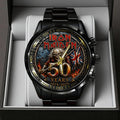 Iron Maiden 50 Years Anniversary Black Stainless Steel Watch - TANTN24560