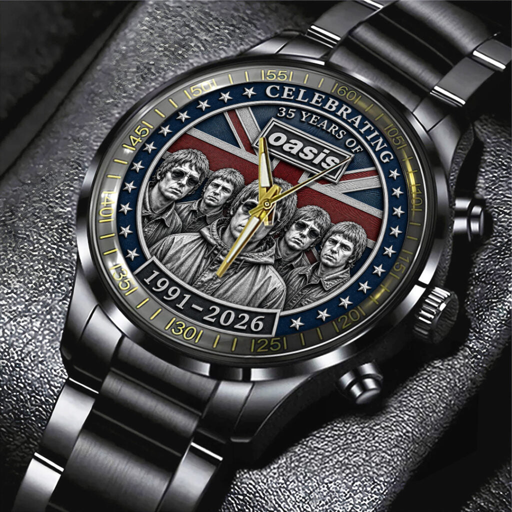 Oasis 35th Anniversary Black Stainless Steel Watch - TANTN24651