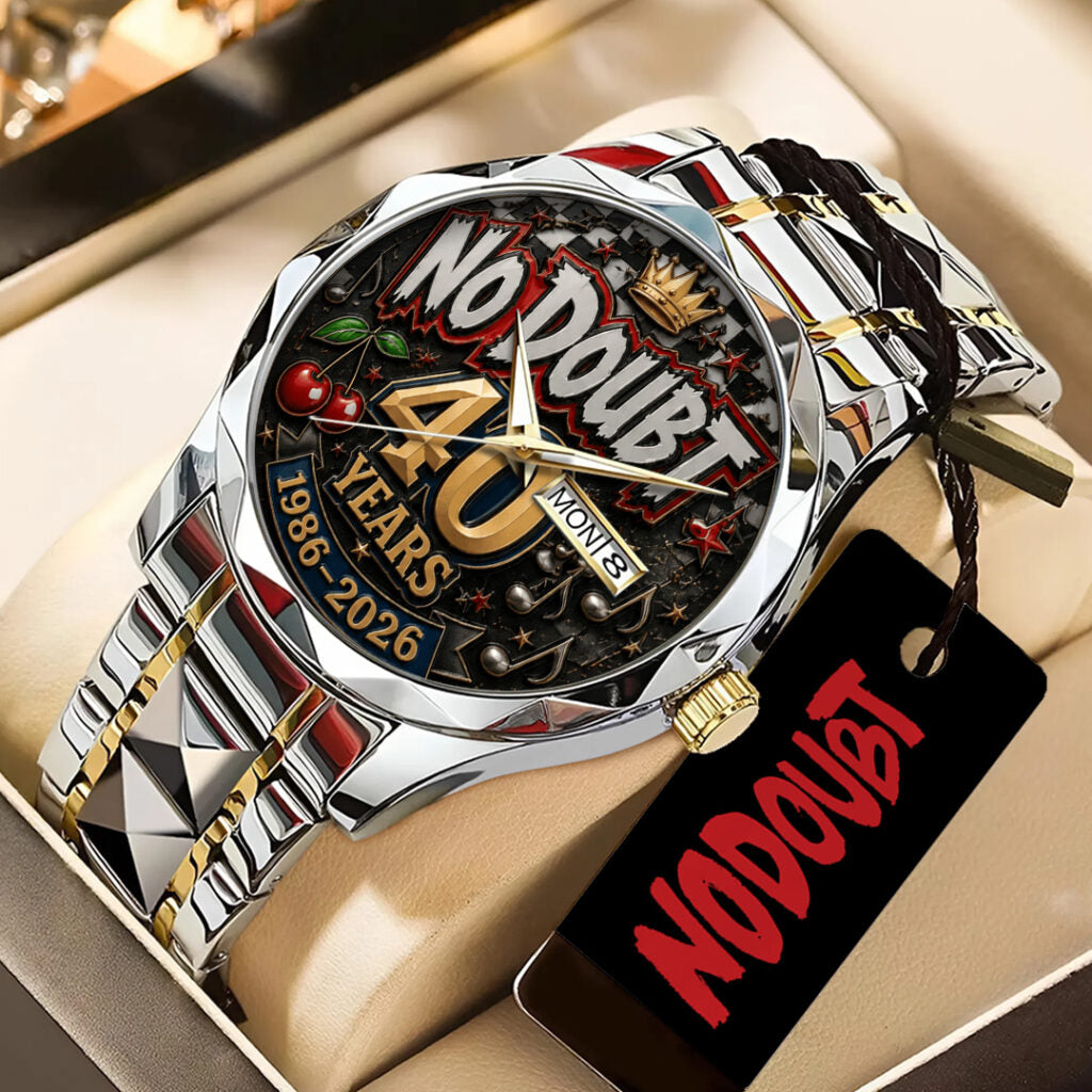 No Doubt 40th Anniversary Alloy Luxury Quartz Watch - TANTN24666
