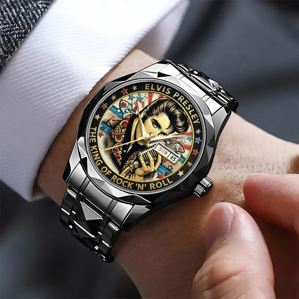 Elvis Presley Alloy Luxury Quartz Watch - TMTHU3136