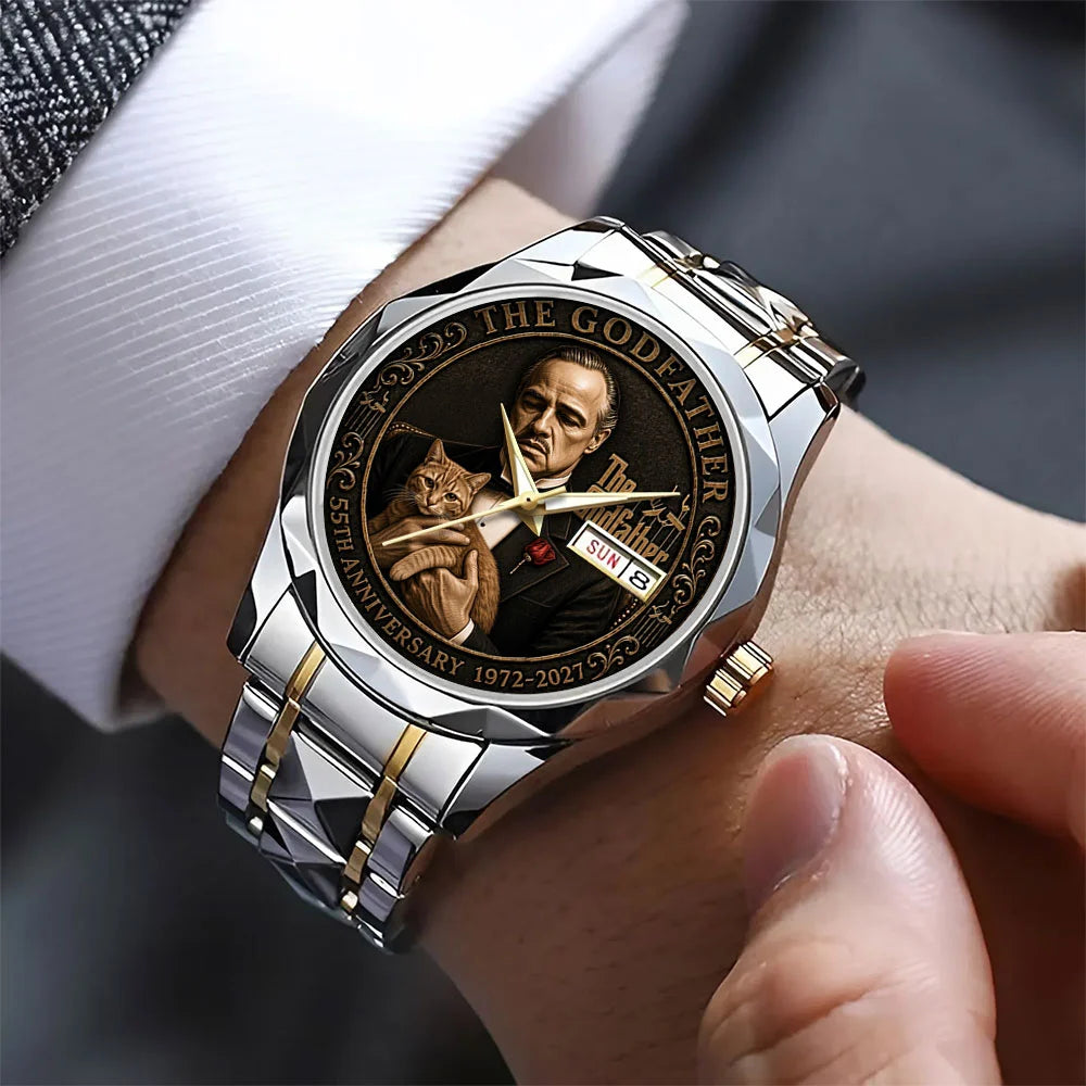 The Godfather 55th Anniversary Alloy Luxury Quartz Watch - TANTN25234