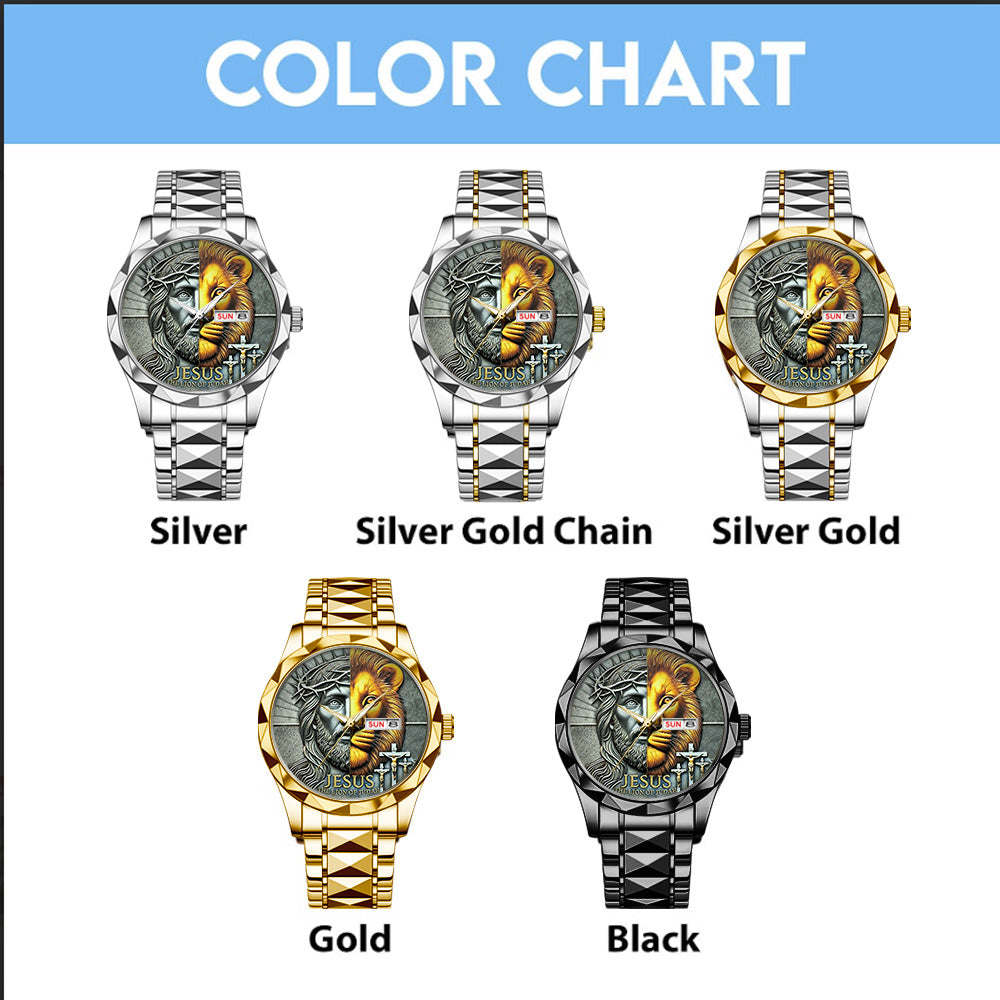 The Lion Of Judah Alloy Luxury Quartz Watch - TANTN 14881