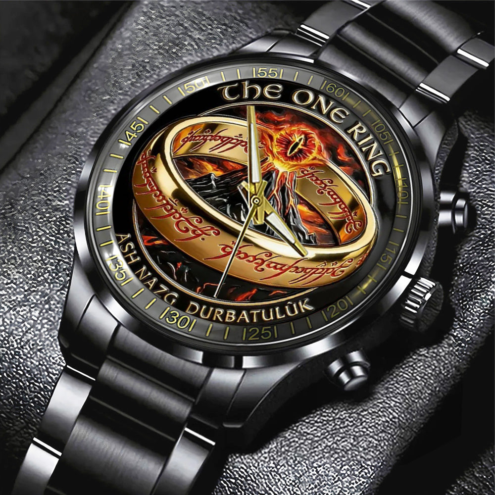 The Lord of the Rings Black Stainless Steel Watch - TANTN19817