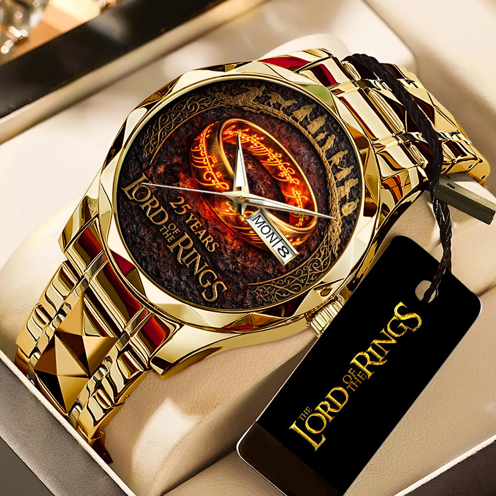 The Lord Of The Rings 25th Anniversary Alloy Luxury Quartz Watch - TANTN20364