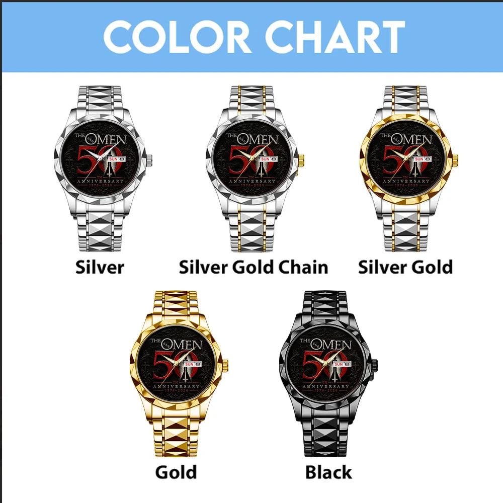 The Omen 50th Anniversary Alloy Luxury Quartz Watch - GNE8239