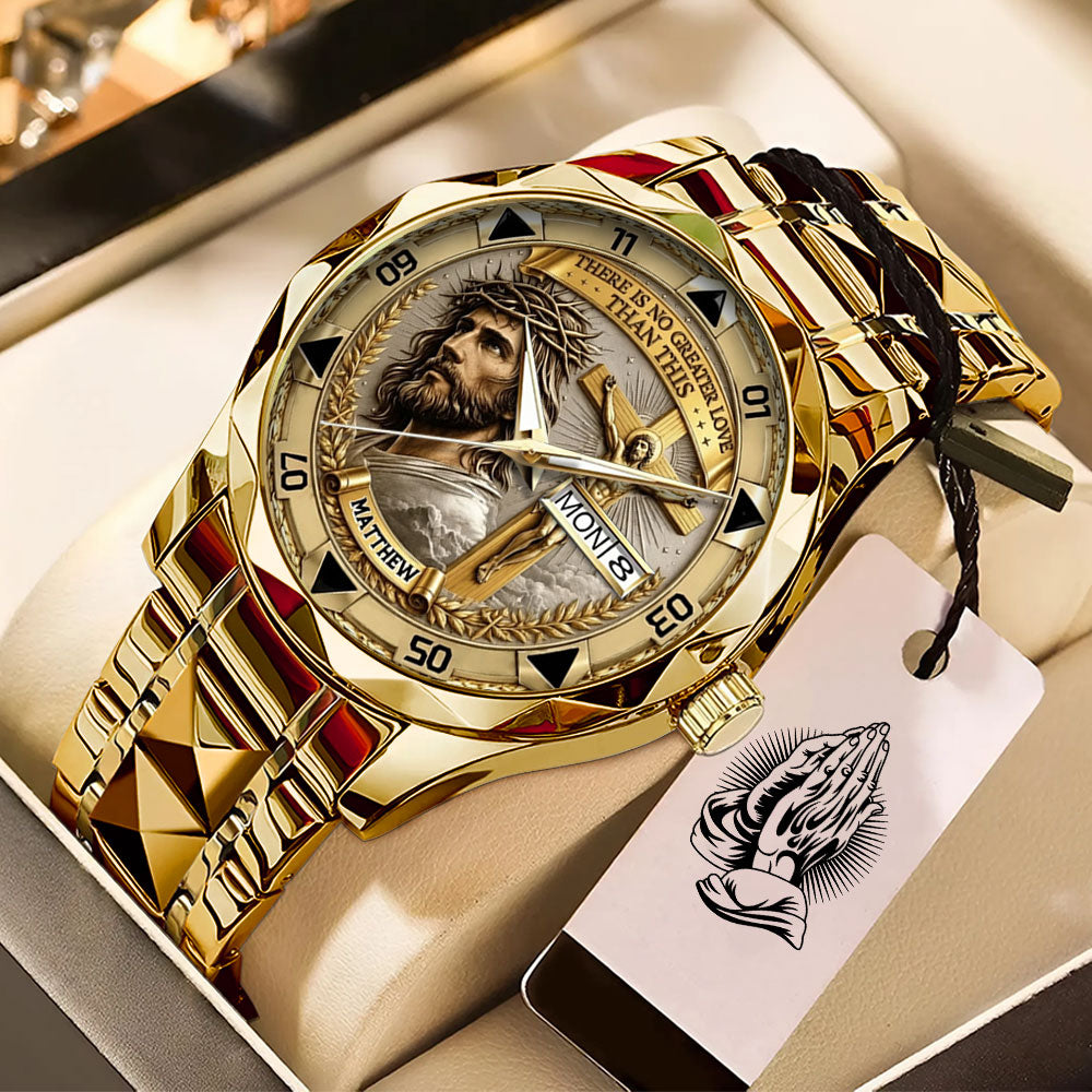 There Is No Greater Love Than This Alloy Luxury Quartz Watch - TANTN24701