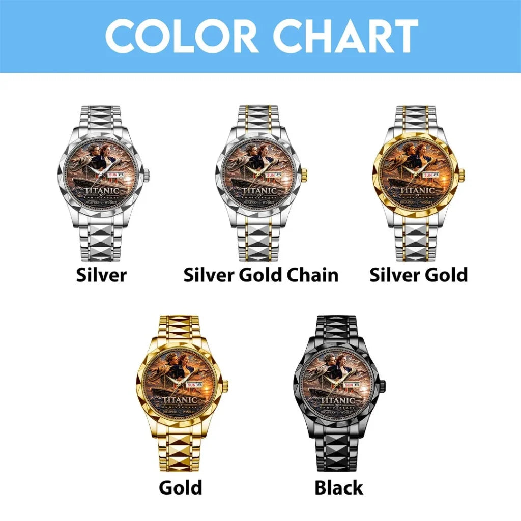 Titanic 30th Anniversary Alloy Luxury Quartz Watch - HOATT20771