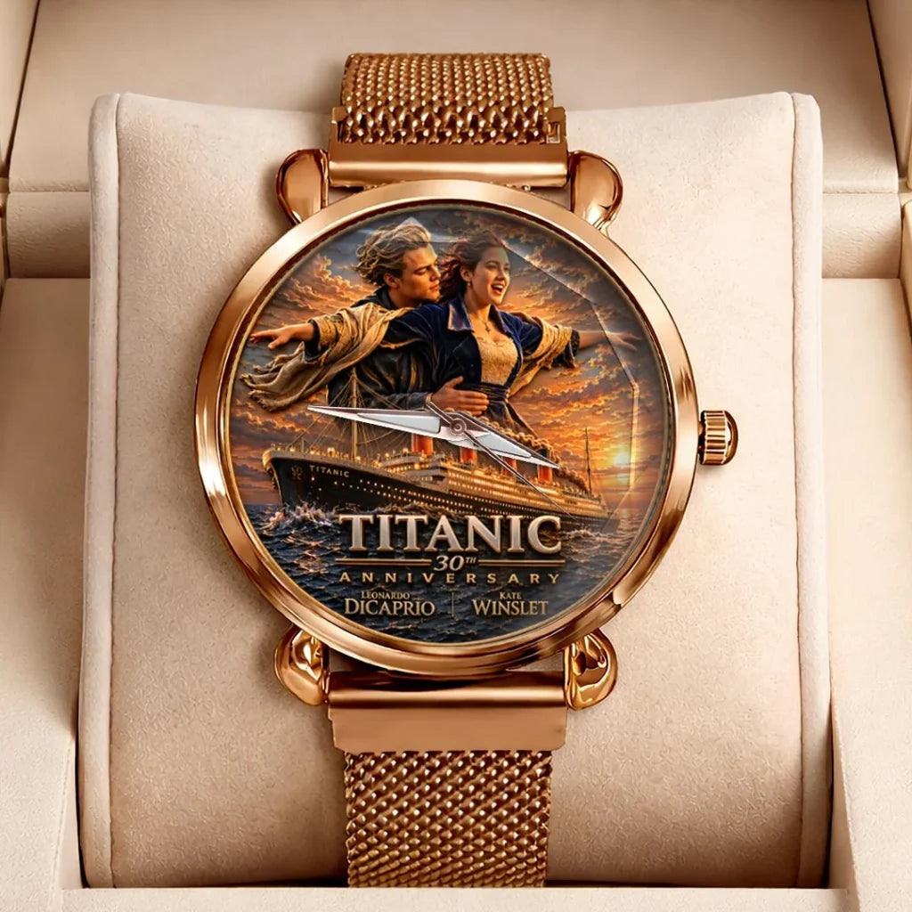 Titanic 30th Anniversary Mesh Strap Quartz Watch - HOATT20753