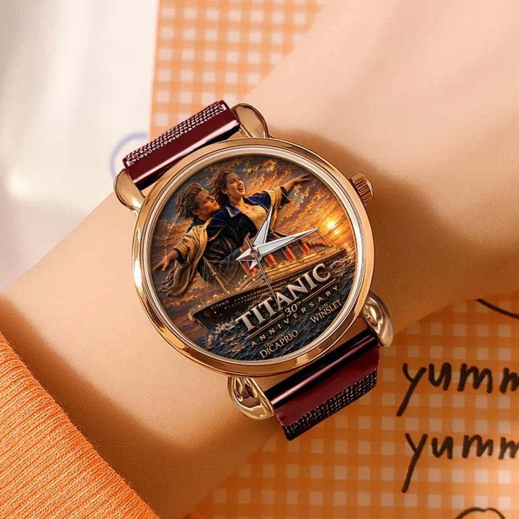 Titanic 30th Anniversary Mesh Strap Quartz Watch - HOATT20753