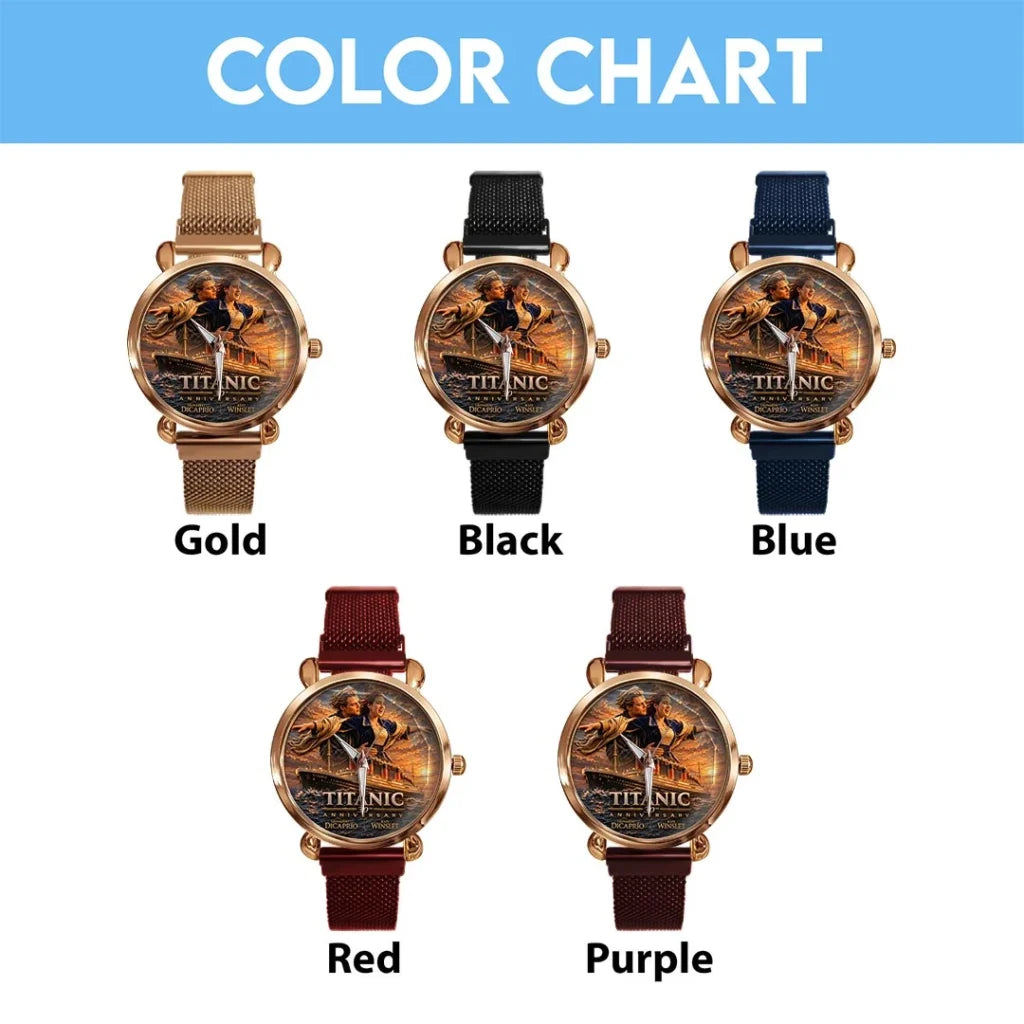 Titanic 30th Anniversary Mesh Strap Quartz Watch - HOATT20753