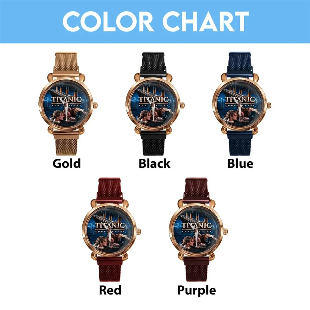 Titanic 30th Anniversary Mesh Strap Quartz Watch - HOATT20773