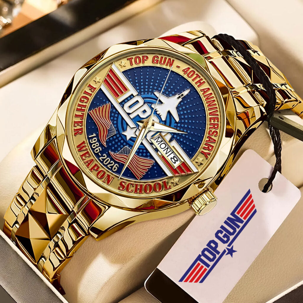 Top Gun 40th Anniversary Alloy Luxury Quartz Watch - TMTHU3801