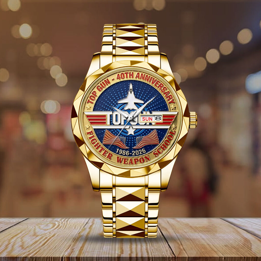 Top Gun 40th Anniversary Alloy Luxury Quartz Watch - TMTHU3801