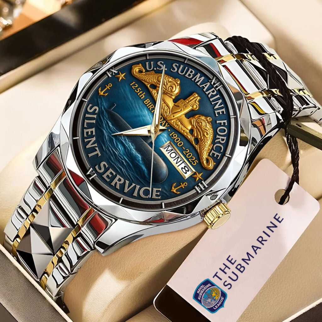 US Submarine Force 125th Anniversary Alloy Luxury Quartz Watch - TMTHU1943