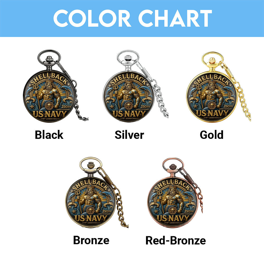 US Navy 250th Anniversary Pocket Watch - MAITM12630