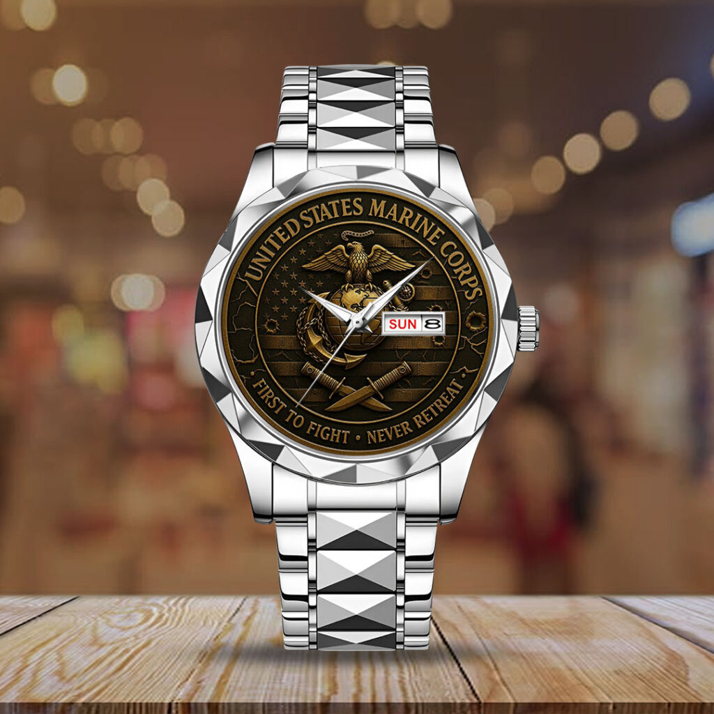 US Marine Corps 250th Anniversary 2025 Alloy Luxury Quartz Watch - TMTHU1843