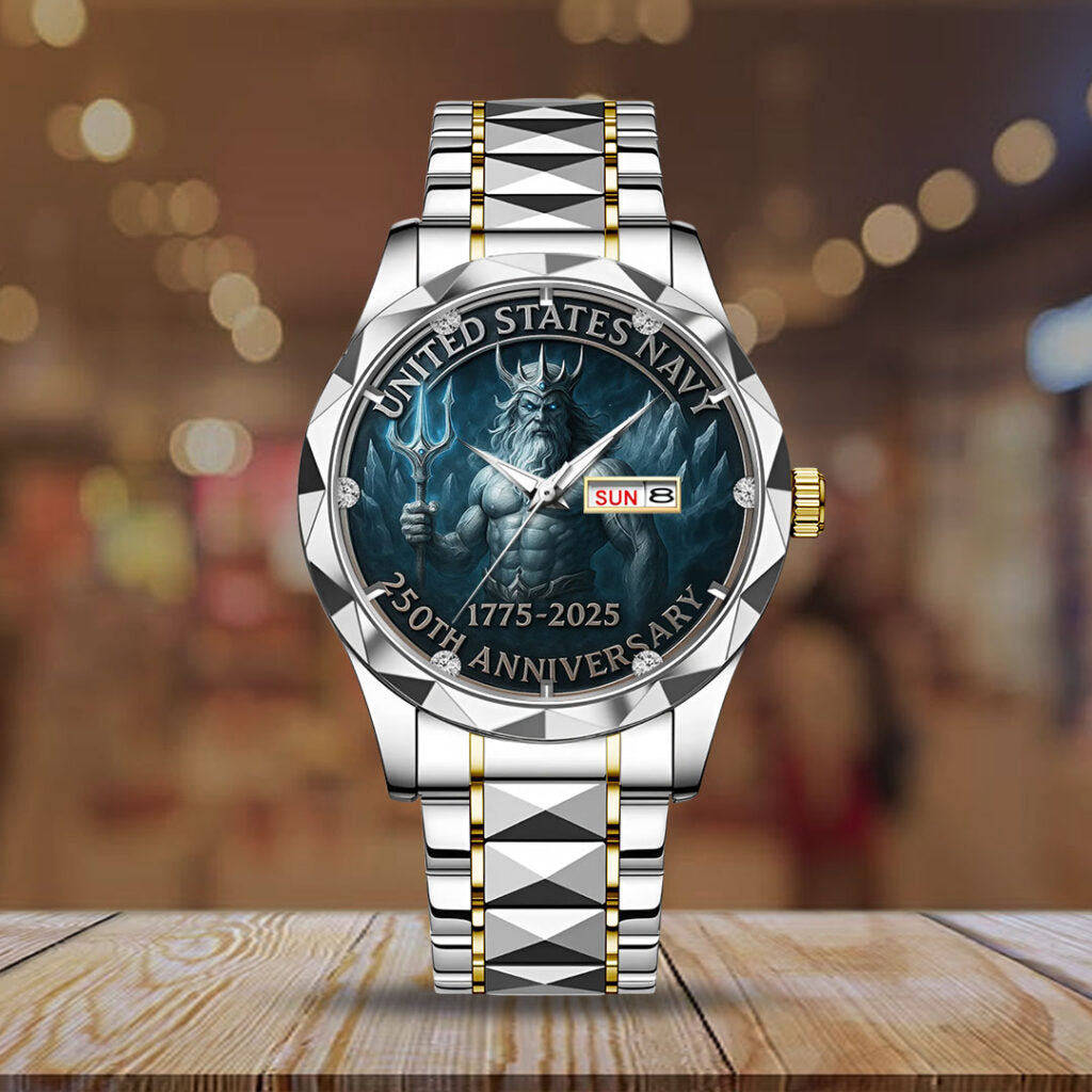 US Navy 250th Anniversary 2025 Alloy Luxury Quartz Watch - TMTHU732