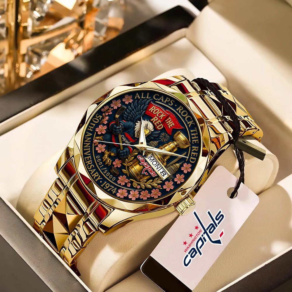 Washington Capitals 50 Years Alloy Luxury Quartz Watch - TANTN17825