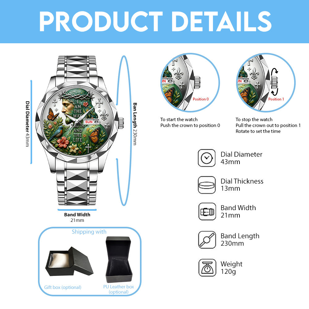 Way, Truth, and Life Alloy Luxury Quartz Watch - TANTN19358