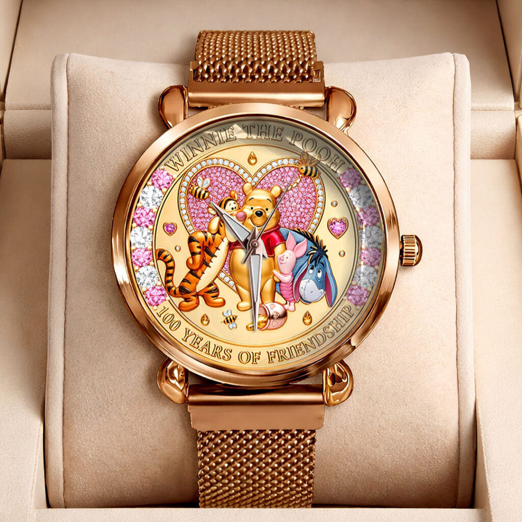 Winnie-the-Pooh 100th Anniversary Mesh Strap Quartz Watch - HOATT16932