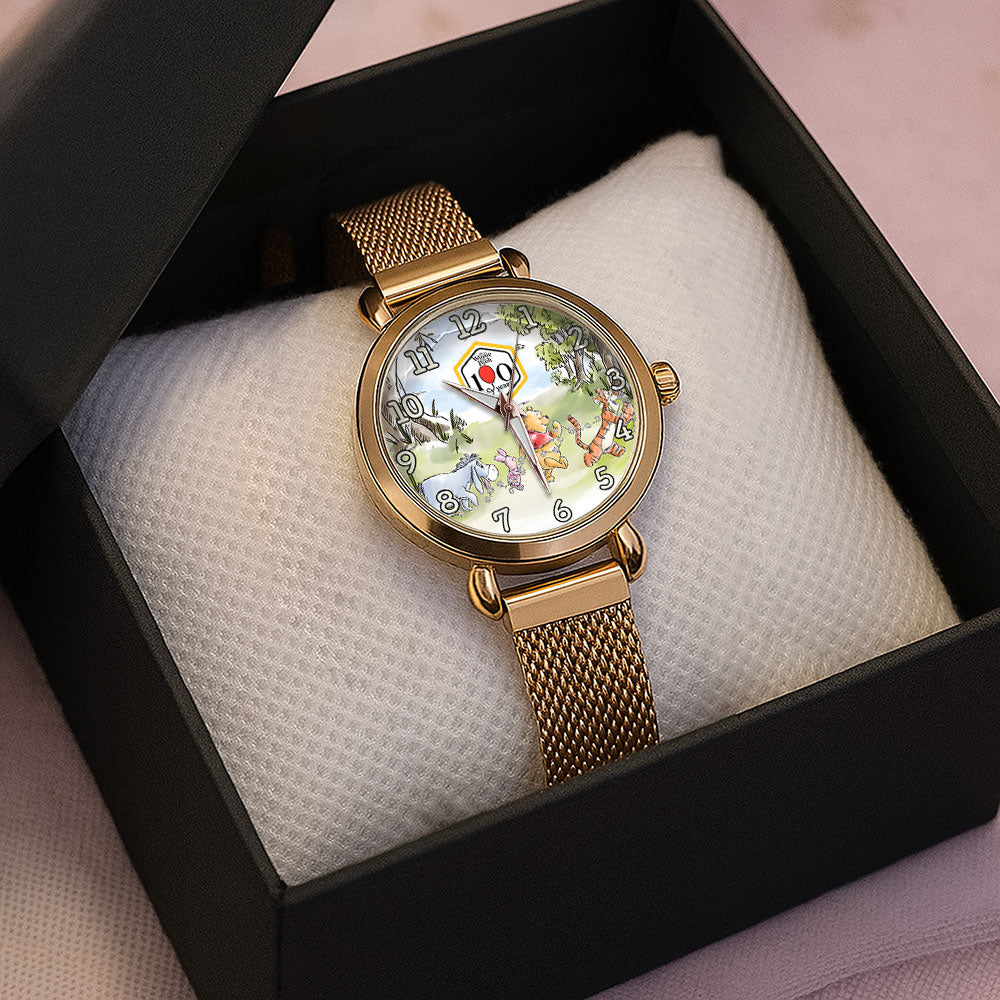 Winnie-the-Pooh 100th Anniversary Mesh Strap Quartz Watch - MAITM14900