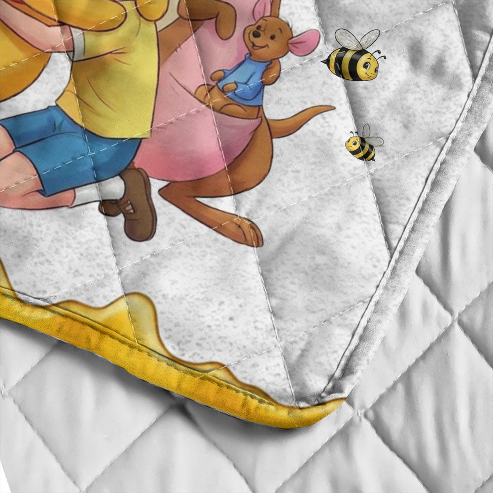 Winnie-the-Pooh 100th Anniversary Quilt Blanket - TMTHU3151