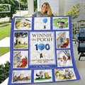 Winnie-the-Pooh 100th Anniversary Quilt Blanket - TMTHU3408