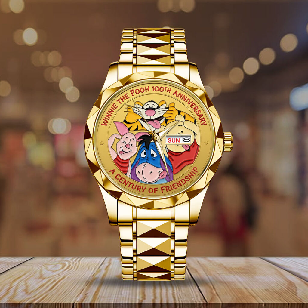 Winnie-the-Pooh 100th Anniversary Alloy Luxury Quartz Watch - TMTHU2967