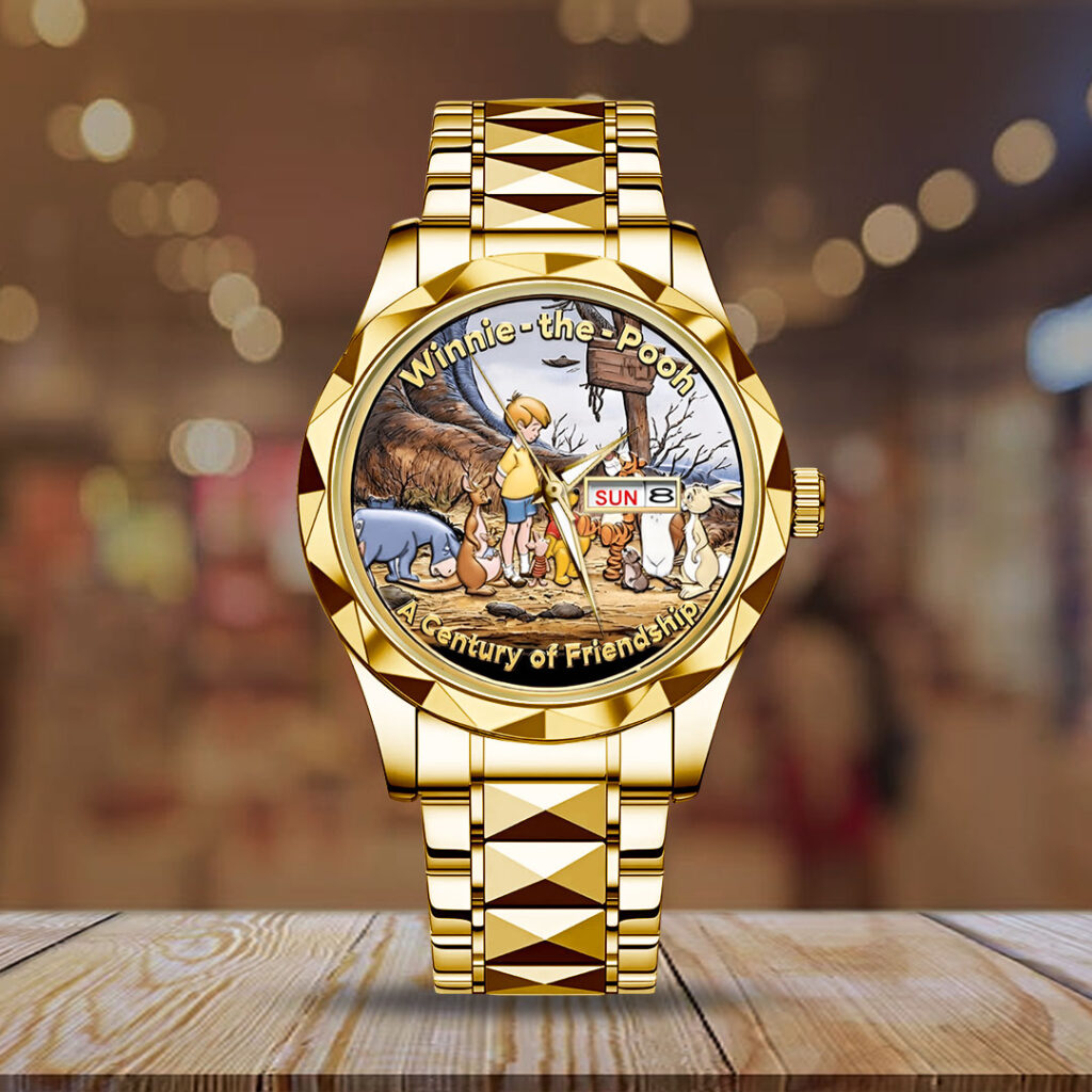 Winnie-the-Pooh 100th Anniversary Alloy Luxury Quartz Watch - TMTHU3499