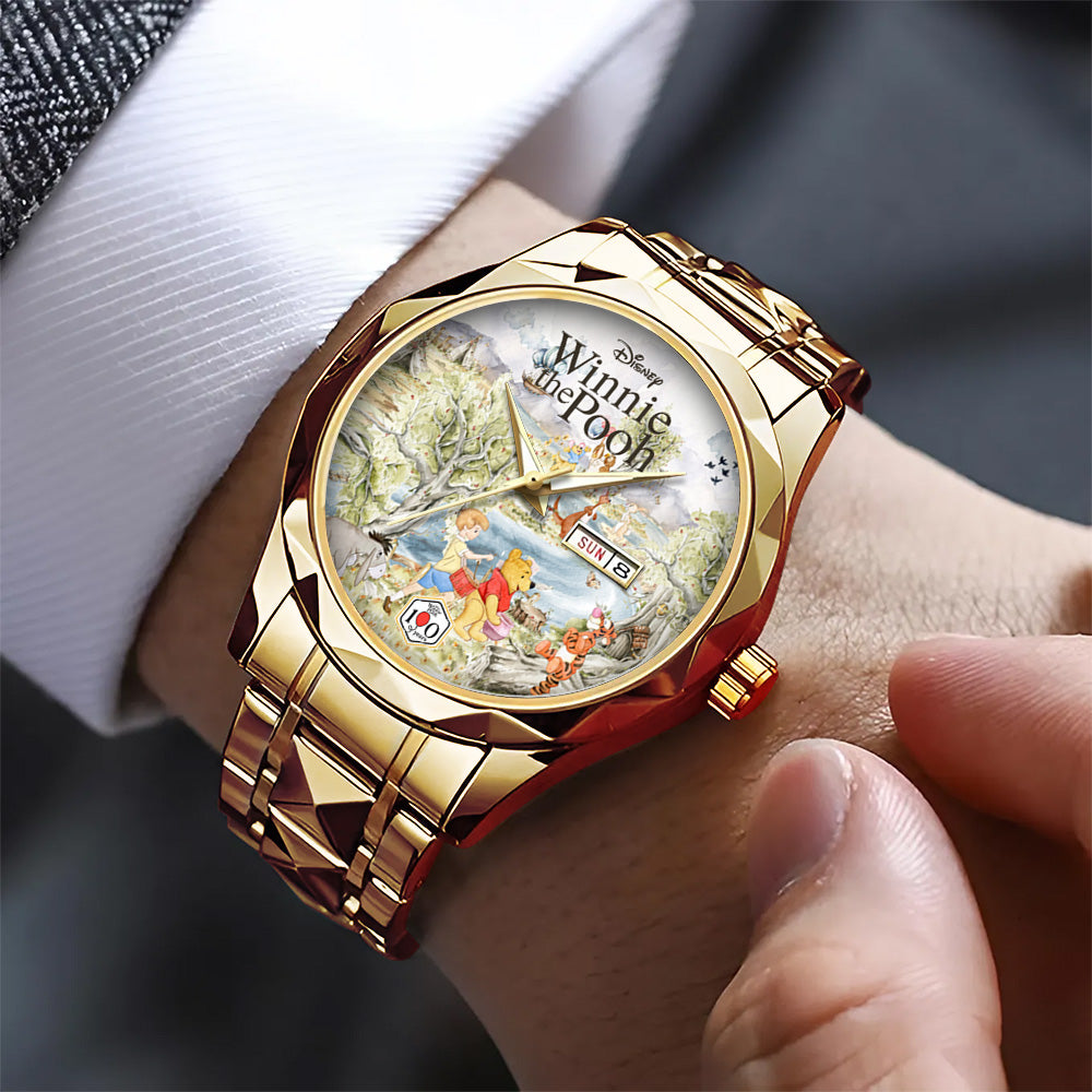 Winnie-the-Pooh 100th Anniversary Alloy Luxury Quartz Watch - GNE7840