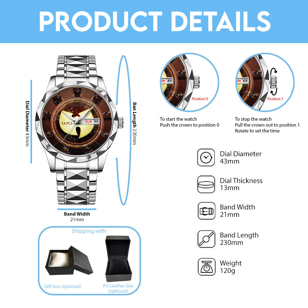Wu-Tang Clan The Final Chamber 2026 Alloy Luxury Quartz Watch - GNE5648